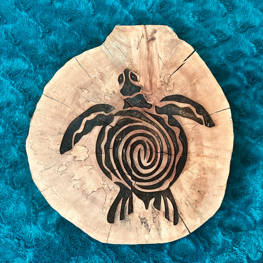 live edge turtle round